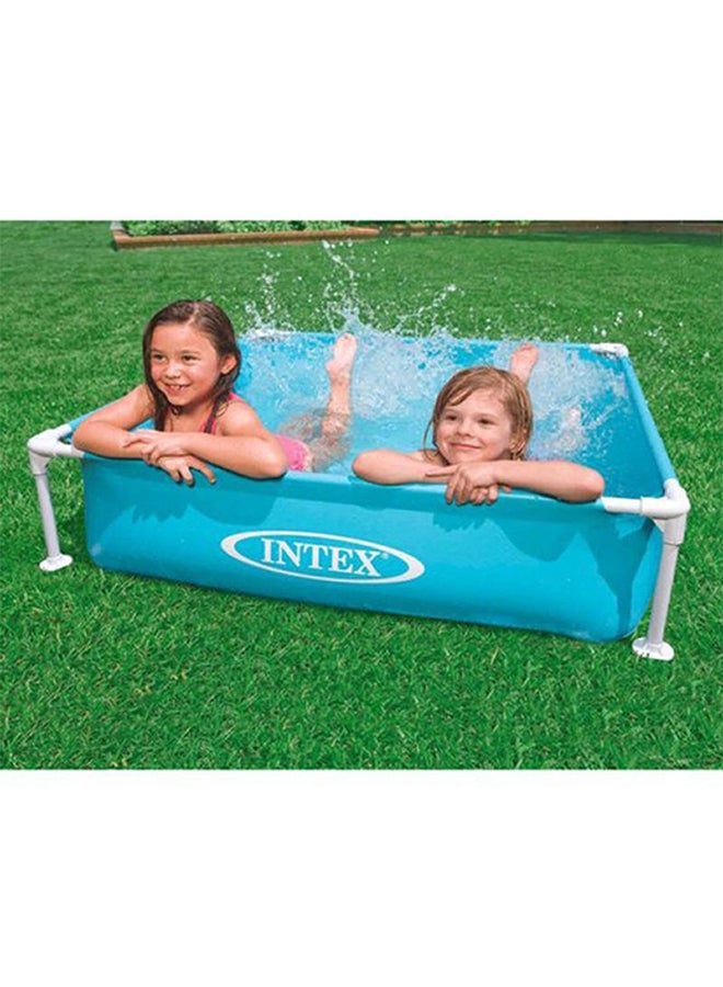 INTEX Foldable Mini Rectangular Frame Portable Pool 16.5x15.2x62.9inch - Image 2