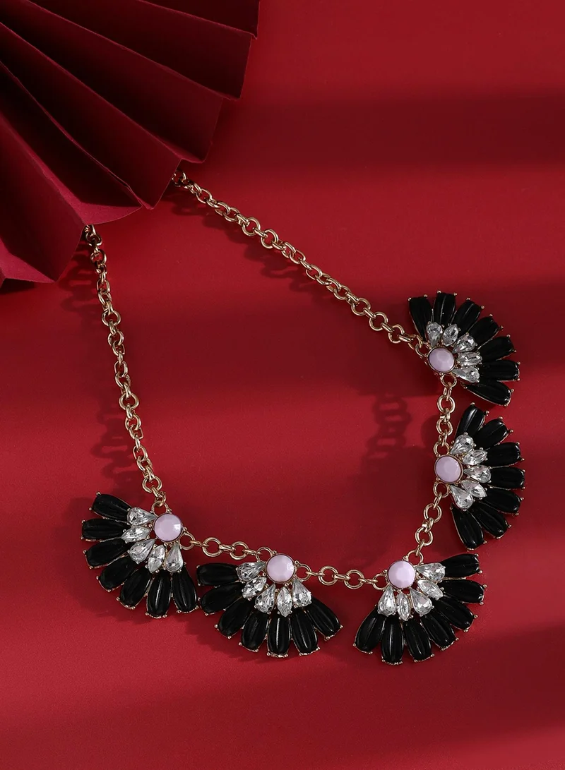 SOHI Designer Statement Stone Artificial Necklace Jewellery