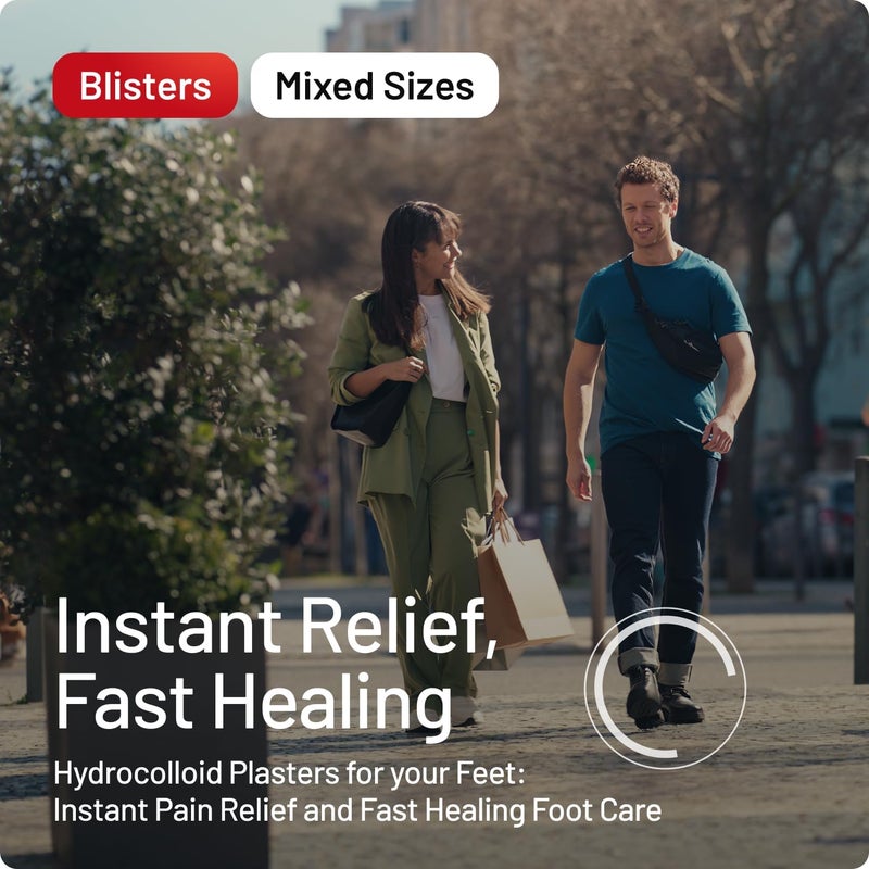 Compeed Blister Plasters Mixed Size 5 Pack Hydrocolloid Foot Treatment Heal Fast - Image 2