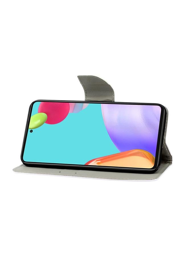 اس-توب جراب لهاتف Samsung Galaxy A33 5G، جراب جلدي برسومات ملونة ثلاثية الأبعاد - Image 5