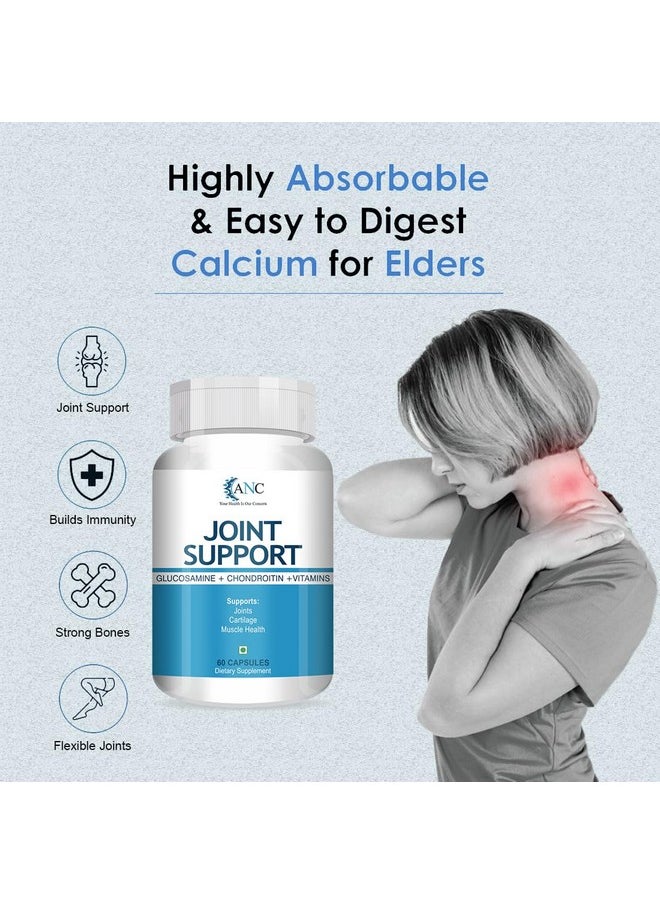 ANC Joint Support With Glucosamine 1600Mg & Chondroitin 200Mg For Joint Strength, Mobility, And Flexibility, 60 Joint Support Capsules  - Image 2