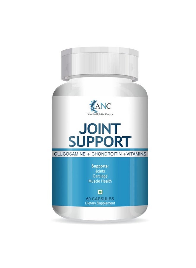 ANC Joint Support With Glucosamine 1600Mg & Chondroitin 200Mg For Joint Strength, Mobility, And Flexibility, 60 Joint Support Capsules  - Image 1