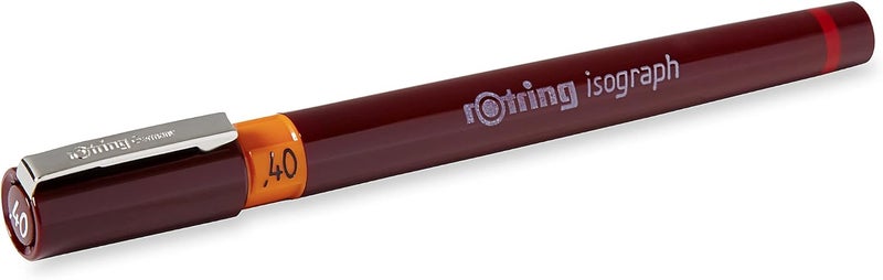 Rotring Isograph Technical Drawing Pen | 0.40 mm | Refillable Fineliner Pen - Image 2