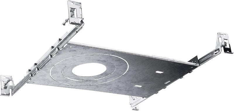 LUXRITE New Construction Mounting Plate, 3-4-6 Inch LED Recessed Lighting Kits, Extendable Hanger Bars, ETL Listed - Shallow Recessed Light Housing - Image 1