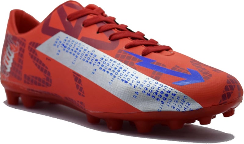 Blue Bird mens ROMBA Football Shoe, Red, 33 EU