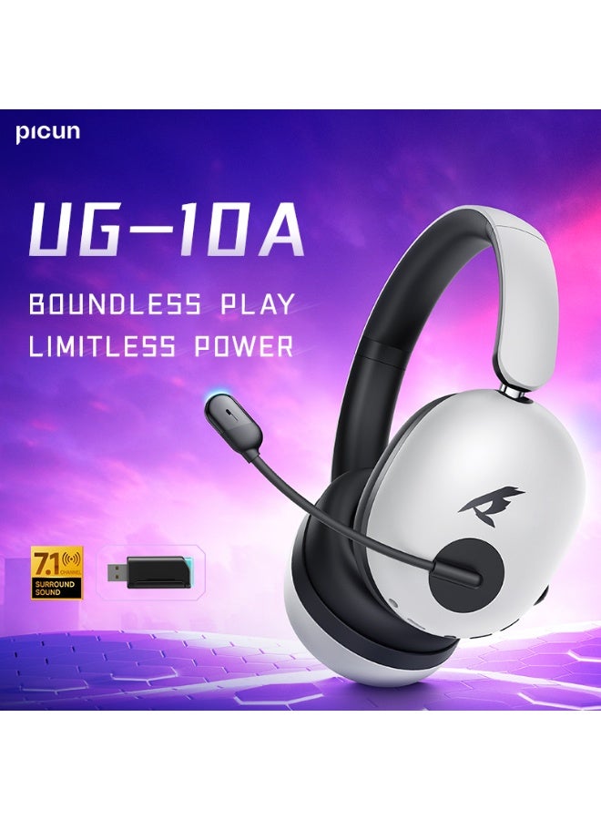 Picun Wireless Gaming Headset, 7.1 Surround Sound Gaming Headphones Bluetooth ENC Noise Canceling Mic, Bluetooth Headset for PC PS5 PS4 Mac Switch - Image 2