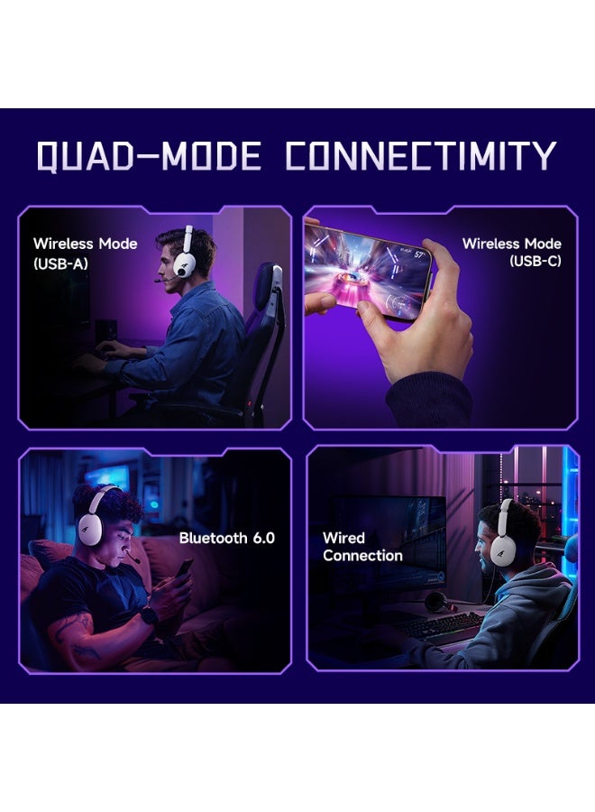 Picun Wireless Gaming Headset, 7.1 Surround Sound Gaming Headphones Bluetooth ENC Noise Canceling Mic, Bluetooth Headset for PC PS5 PS4 Mac Switch - Image 5