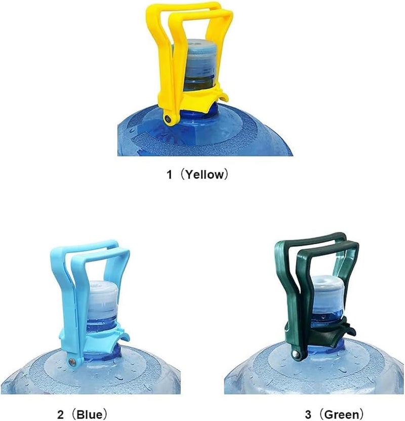 FASHRAMP 2 Pack 20L Water Bottle Holder Purified Drinking Water Jug Caps Carrier Lift Labor Energy Saving Ergonomic Grip Handle Carrier NonSlip Holder Lifter Heavy Duty Clip - Image 5