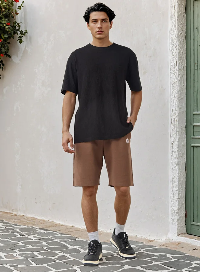 SP Characters NFL Applique Relaxed Fit Shorts with Pockets