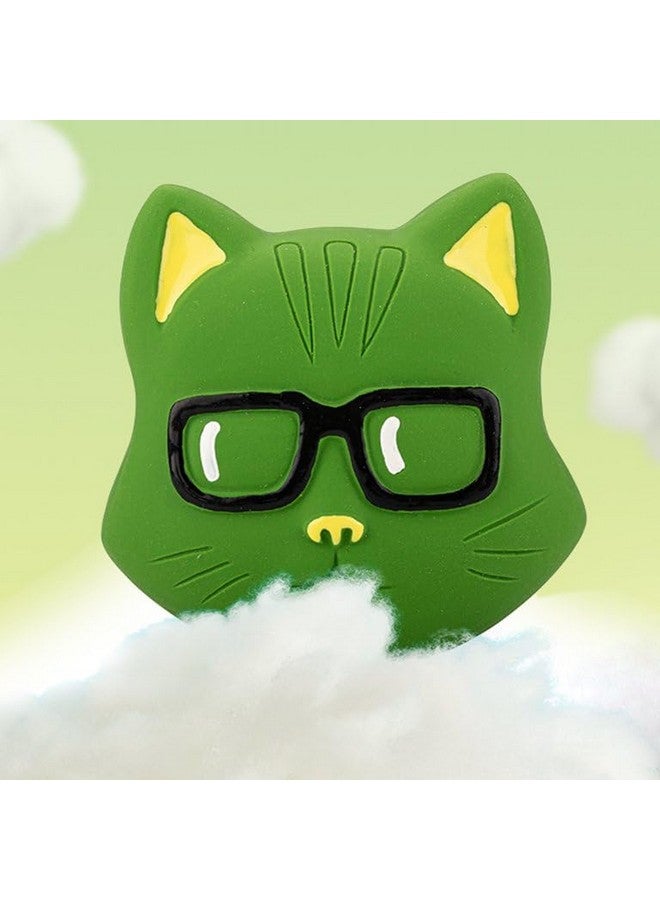 بت لعبة جرو من المطاط الطبيعي تصدر صوت صرير | مناسبة للجراء الصغيرة - متينة، بتصميم حيوانات، لعبة تفاعلية مع الأصوات - Mr.Cat - Image 4