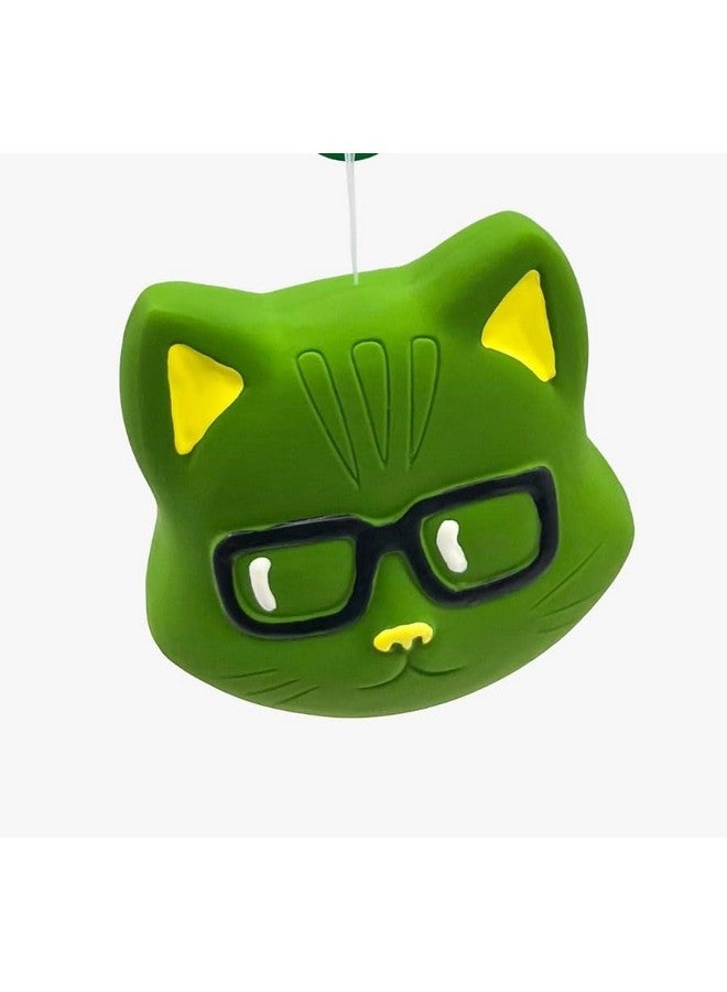 بت لعبة جرو من المطاط الطبيعي تصدر صوت صرير | مناسبة للجراء الصغيرة - متينة، بتصميم حيوانات، لعبة تفاعلية مع الأصوات - Mr.Cat - Image 5