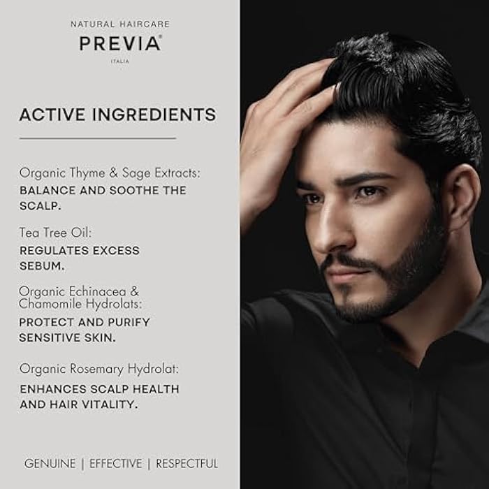 PREVIA Extralife Rebalancing Shampoo | Anti-Sebum Formula for Oily Hair and Scalp | Organic Ingredients | Vegan and Cruelty-Free | Dermatologically Tested | 3.38 oz - Image 2