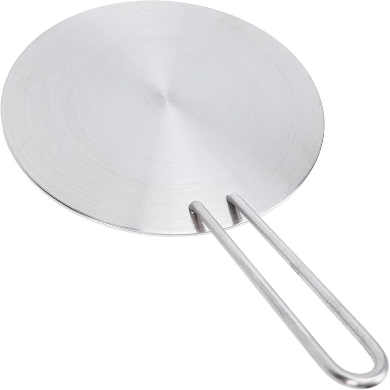 Stainless Steel Heat Diffuser Plate For Induction Gas Glass Cooktops With Removable Handle Color 18 - Image 3