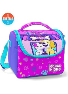 CORAL HIGH Cat Dog Patterned Thermo Lunch Box 11879  - Image 3
