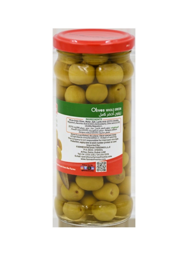 Freshia Whole Green Olives 335g | Premium Quality Unpitted Olives | Brined in Natural Sea Salt | Perfect for Salads, Pizzas, Mediterranean Dishes | Rich in Antioxidants - Image 2