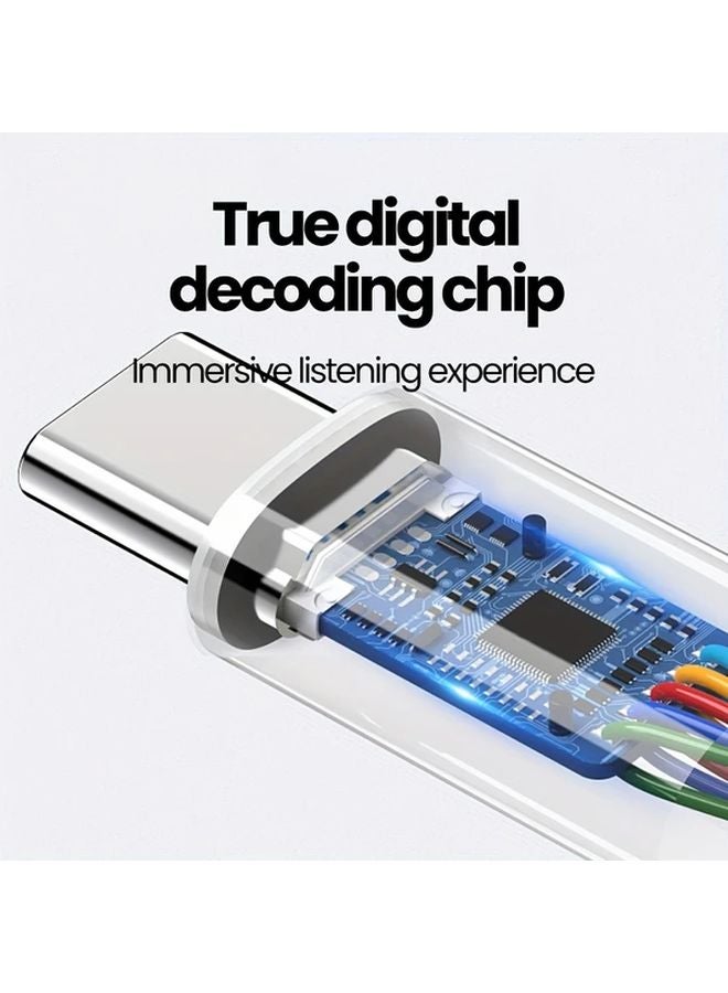 White In Ear Wired Headphones With Microphone 3 5mm - Image 4