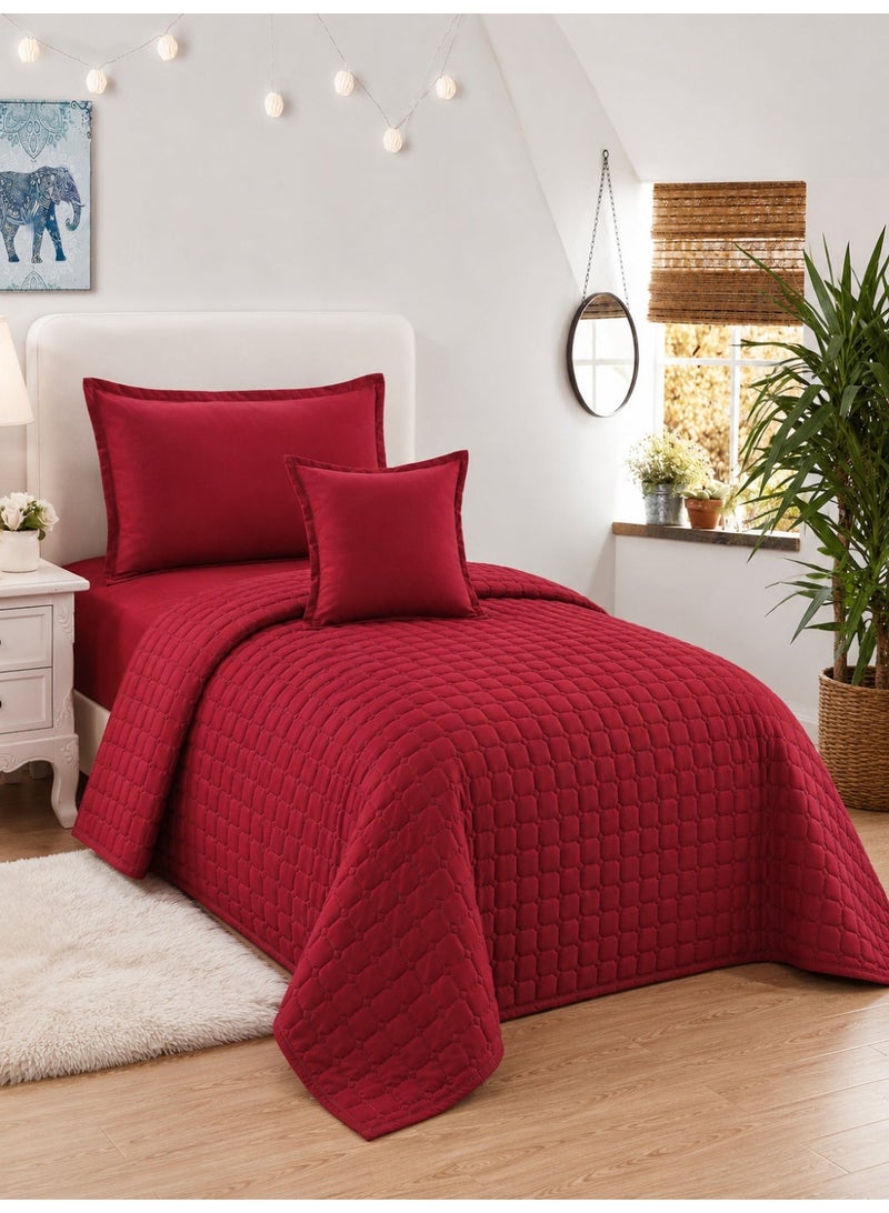 سليب نايت طقم لحاف سليب نايت 4 قطع مقاس مفرد 160 × 210 سم طقم سرير قابل للانعكاس مزدوج   بلون سادة لجميع الفصول - Image 3