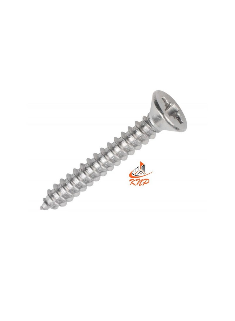 KNP Self Tapping CSK Head Screw 6 X 1-1/4" - Image 2