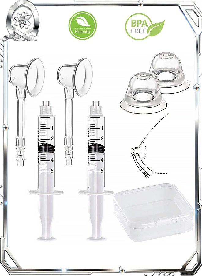 Quantum Inverted Nipple Corrector, Silicone PP Nipples Aspirator for Women, Nipple Corrector Sucker for Breastfeeding Inverted Flat Nipples Aspirator Puller - Image 1