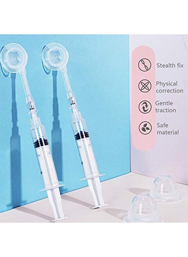 Quantum Inverted Nipple Corrector, Silicone PP Nipples Aspirator for Women, Nipple Corrector Sucker for Breastfeeding Inverted Flat Nipples Aspirator Puller - Image 4