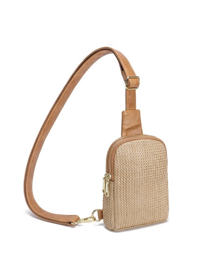 INICAT Summer Straw Bag Small Sling Beach Bag Crossbody Bags for Women - Image 1