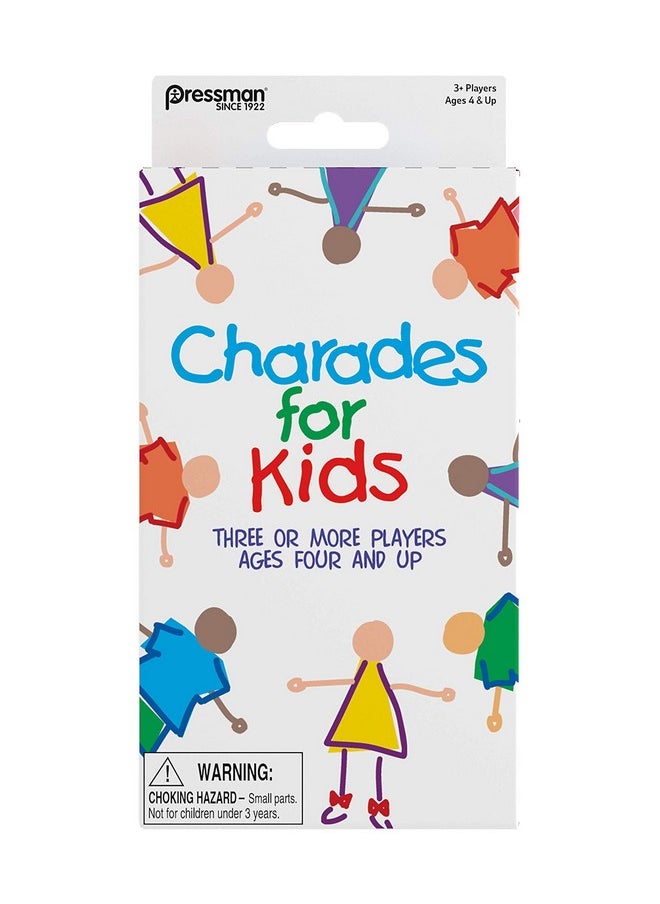 Pressman Charades For Kids Peggable - No Reading Required Family Game Multicolor ,5"  - Image 1