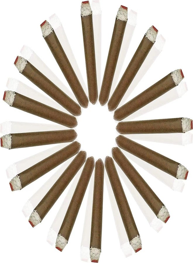 CLESEN Puff Cigar 4.5 Inch(12 Pack),That Blow Smoke,Durable ，Realistic,Ideal for Themed Parties,Prop for Prank, Halloween Costume, Movie, Or Theater Play Tricky Fun Gag Cool Toy, - Image 1