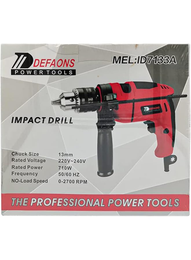 erorex Impact Hand Drills Multifunctional Electric 710W 220V 240V Or 50 60Hz Id7133A Power Tools - Image 3