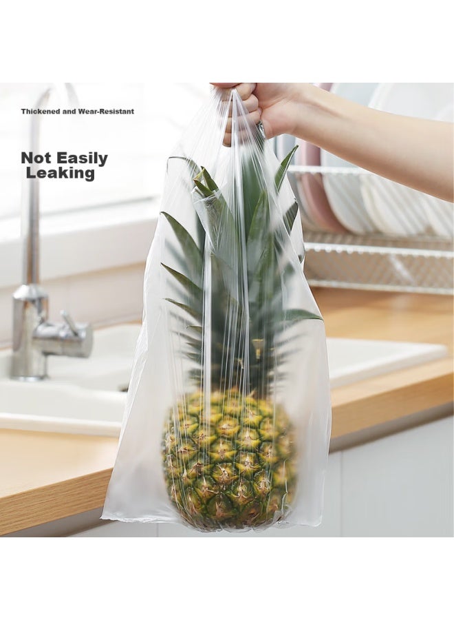 Maryya Meili Ya Vest-style Extractable Food Storage Bags, Food Grade, Large Size, 300 Pieces, 40*30cm, Suitable For Refrigerator, Freezer, And Microwave - Image 5