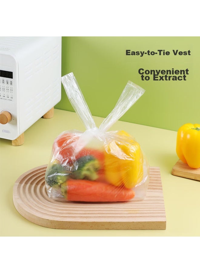 Maryya Meili Ya Vest-style Extractable Food Storage Bags, Food Grade, Large Size, 300 Pieces, 40*30cm, Suitable For Refrigerator, Freezer, And Microwave - Image 3