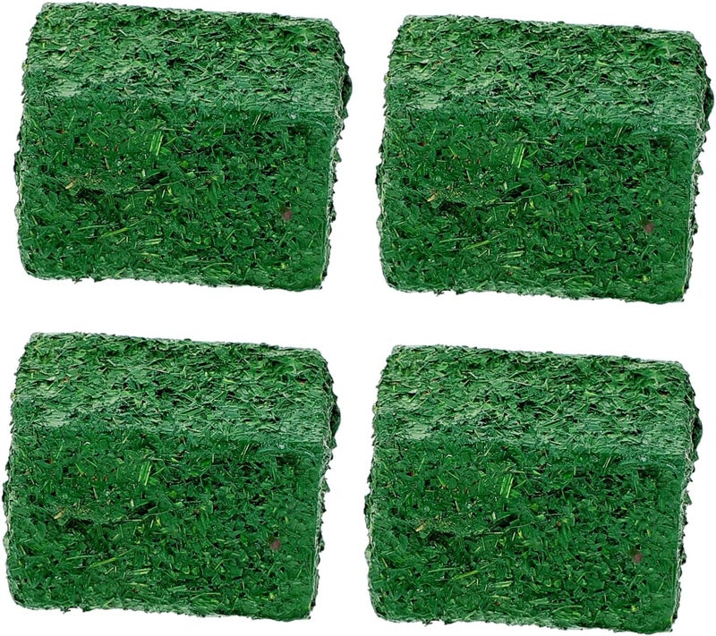 BESTYASH 4pcs Miniature Hay Bales for Dollhouse Decor for Mini Gardens Farm Models Landscape Scenes Dollhouse Accessory for Creative Displays Fall Decorations - Image 1