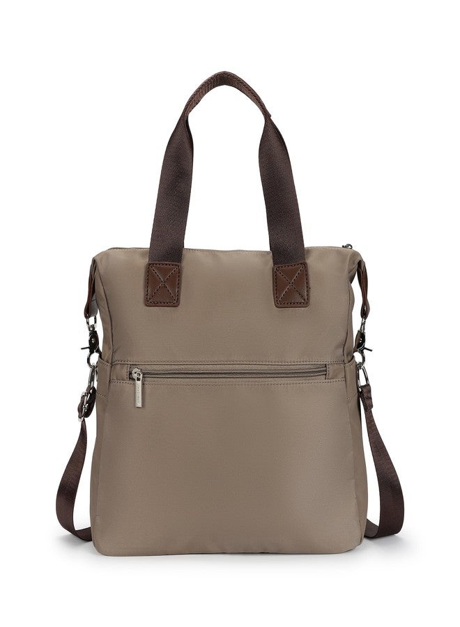 Fastrack Colorblock Nylon Satchel Bag for Women | Lightweight Everyday Handbag with Multiple Pockets, Zipper Closure, Detachable Strap | Stylish Structured Satchel for Work, Errands, Casual Outings - Image 5