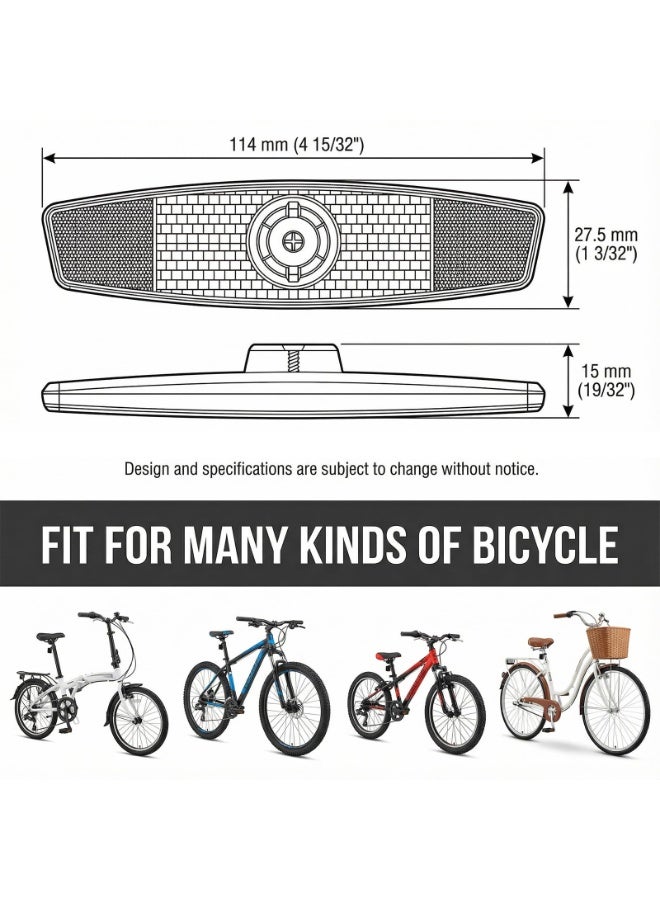 2 Pack Bike Spoke Reflectors Safety Warning Wheel Reflectors for Mountain Road Bikes Night Cycling - Image 2