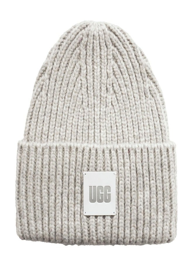 أوغ قبعة UGG رجالية سميكة مضلعة، رمادي فاتح، مقاس واحد - Image 3