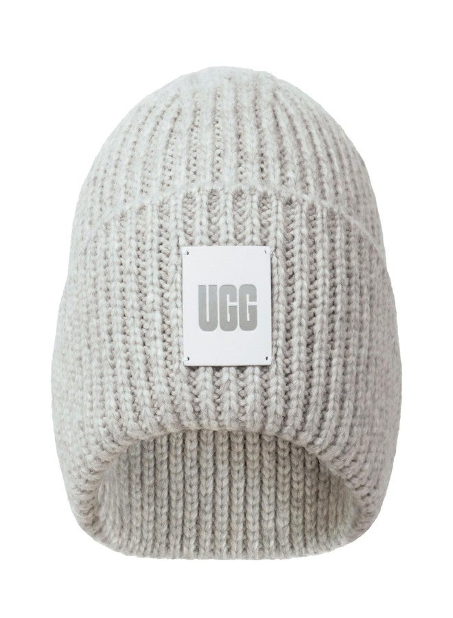 أوغ قبعة UGG رجالية سميكة مضلعة، رمادي فاتح، مقاس واحد - Image 2