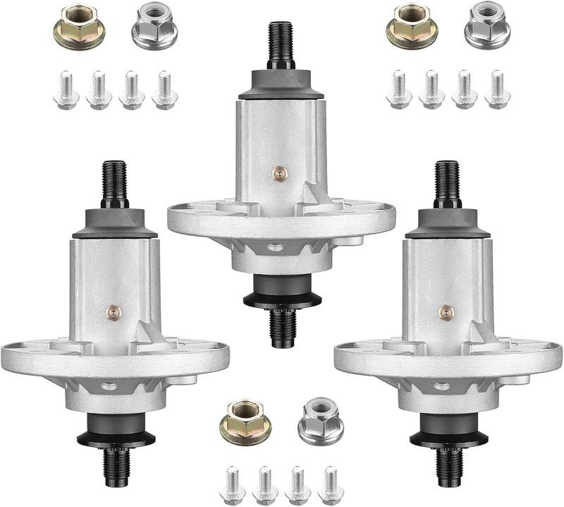 Fourtry Store GY20454 Spindle Fit for John Deere Mower - Spindle Assembly Fit for John Deere LA135 LA115 LA125 LA105 LA130 D140 D130 D105 D110 L110 X110 42" 48" Lawn Mower Tractor, Replace GY20962, 3 Pack - Image 1