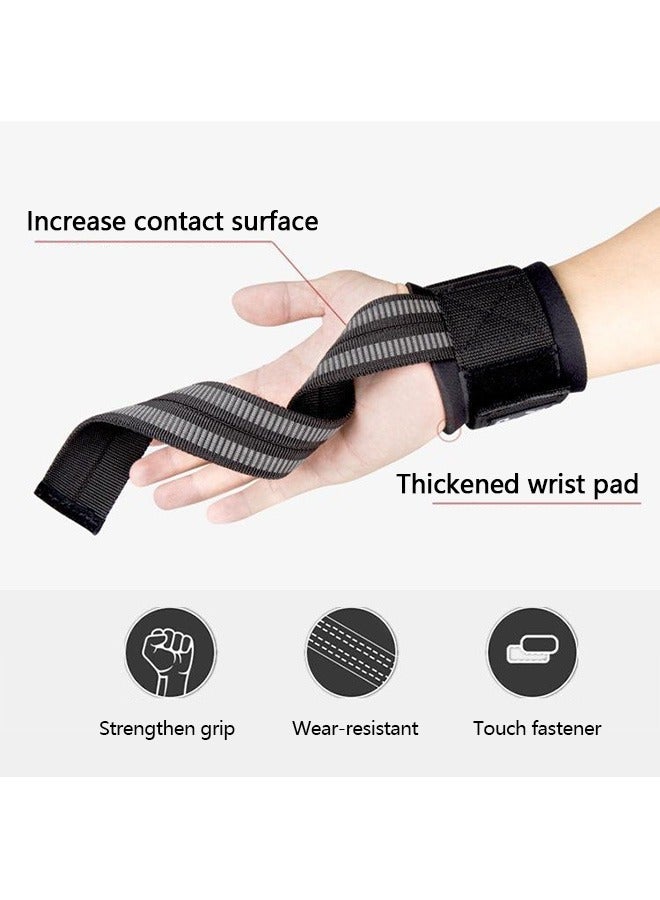 Hihonor Lifting Wrist Straps for Weightlifting Power Weight Lifting Wrist Wraps for Weightlifting, Bodybuilding, Powerlifting, Strength Training, Deadlifts Straps - Image 5