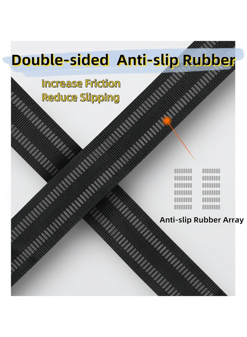 Hihonor Lifting Wrist Straps for Weightlifting Power Weight Lifting Wrist Wraps for Weightlifting, Bodybuilding, Powerlifting, Strength Training, Deadlifts Straps - Image 4