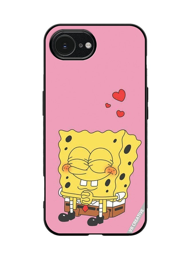 VR CREATIVE Protective Case Cover For Apple iPhone 16e Spongebob Design Multicolour
