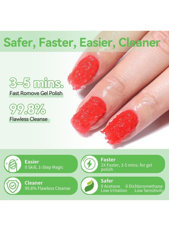 Born Pretty Gel Nail Polish Remover, HEMA&TPO FREE,Quickly Remove Nail Polish in 2-5 Minutes,No Need for Foil Soaking Or Wrapping - Image 2