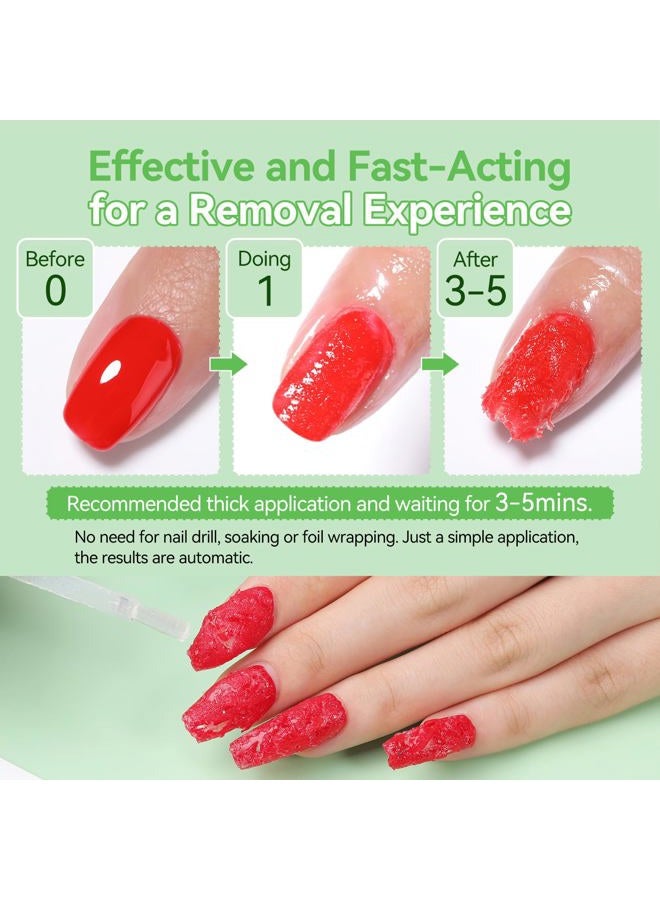 Born Pretty Gel Nail Polish Remover, HEMA&TPO FREE,Quickly Remove Nail Polish in 2-5 Minutes,No Need for Foil Soaking Or Wrapping - Image 5