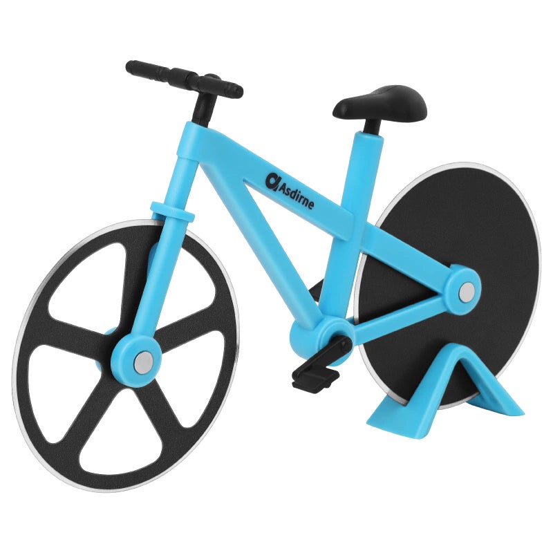 Asdirne Pizza Cutter 19cm Stainless Steel Wheel NonStick Blades Bicycle Design  Wheel Cutter for Pizza Pancakes Pastries Pies Cakes Breads and Other Desserts