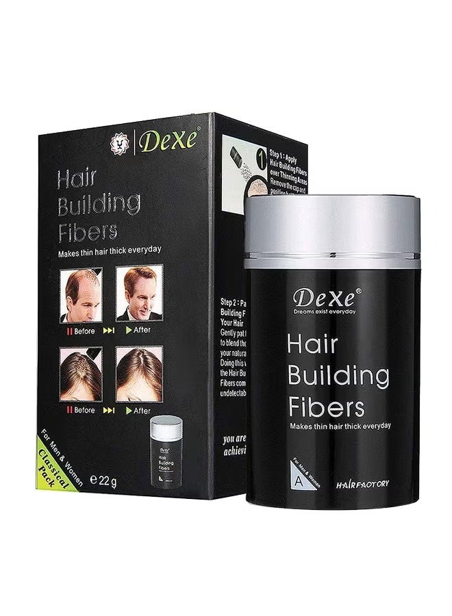 Dexe Hair Building Fibers Dark Brown - Image 1