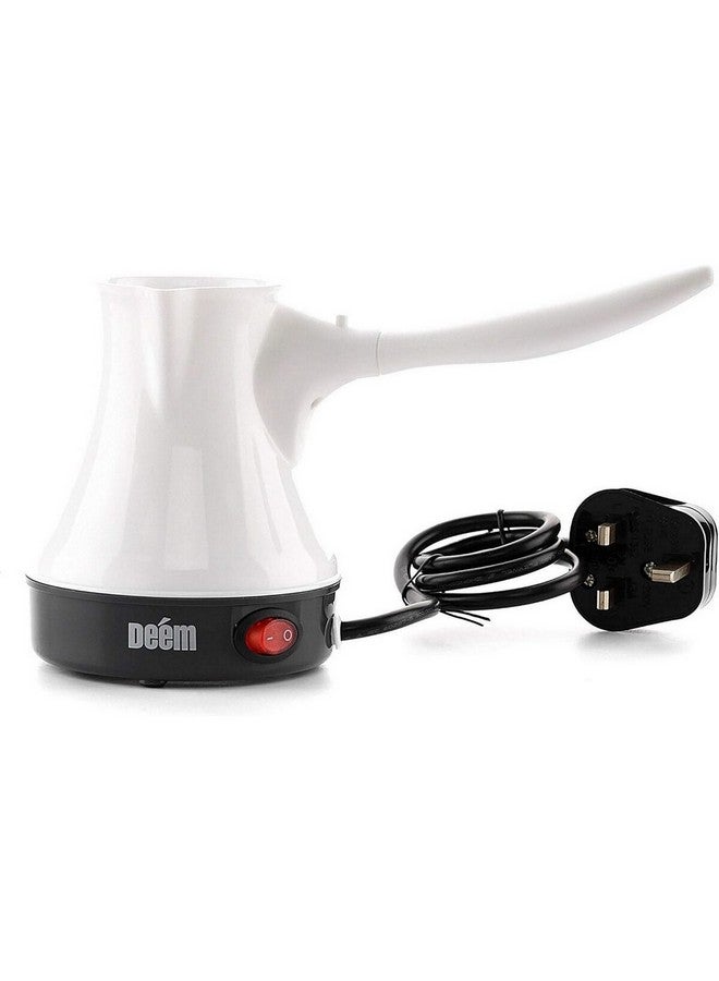 ديم صانعة قهوة تركية كهربائية بسعة كوبين 330 واط أبيض وأسود 200 مل JLR-050C2 - Image 1