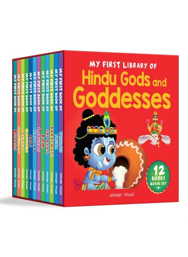 My First Library of Hindu Gods and Goddesses (Boxed Set) - Set of 12 Books 