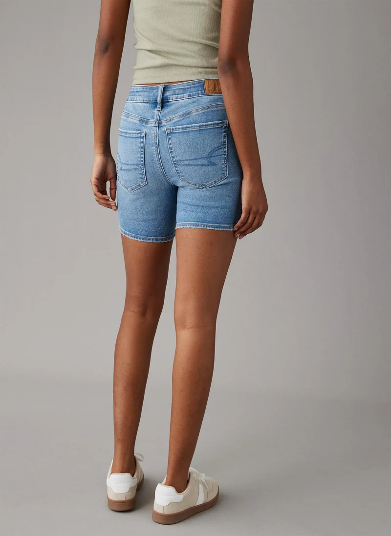 American Eagle Low-Rise Skinny Bermuda Denim Short