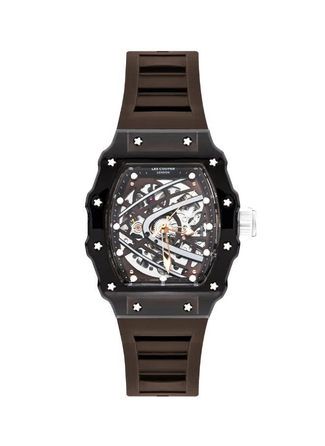 Lee Cooper Lee Cooper Men 's Black Dial Automatic  watch - LC07980.066