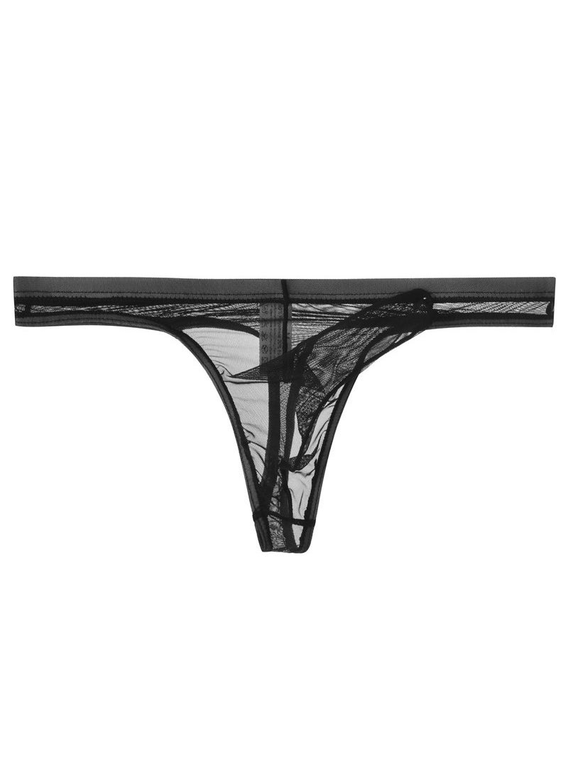 Generic - Mens Ultra-Thin Mesh Thong Breathable Elephant Trunk Underwear Sapphire Blue - Image 1