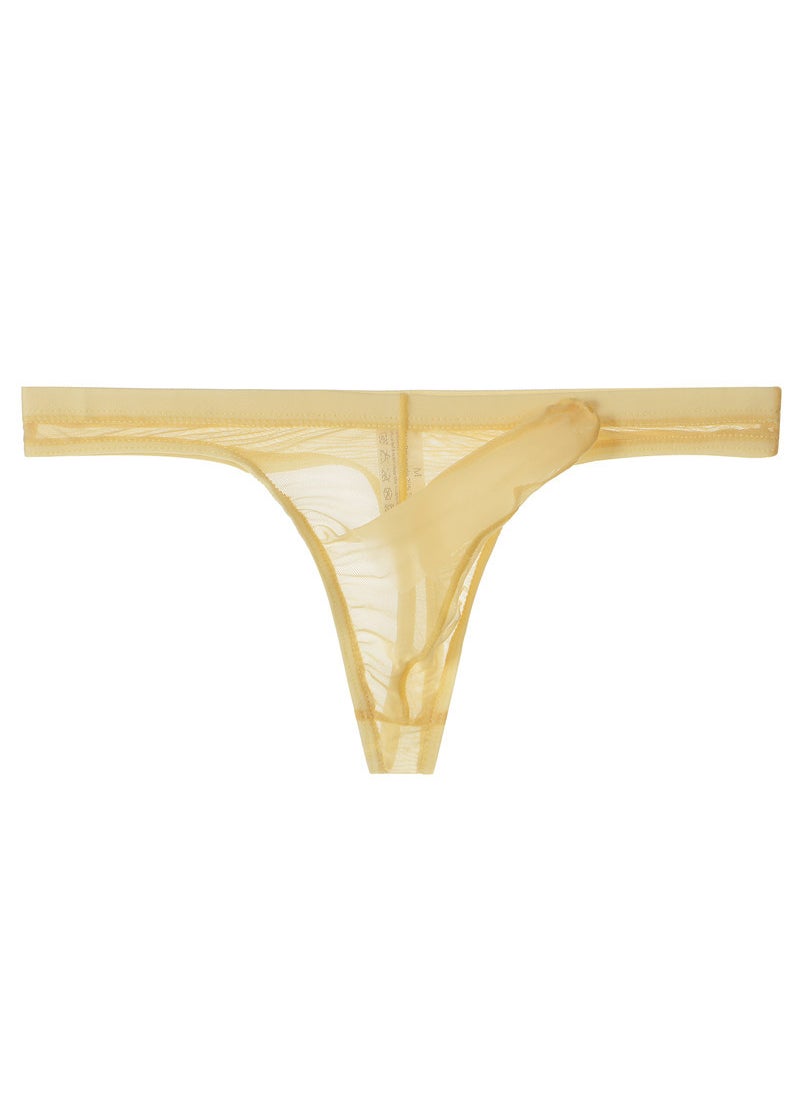 Generic - Mens Ultra-Thin Mesh Thong Breathable Elephant Trunk Underwear Sapphire Blue - Image 1