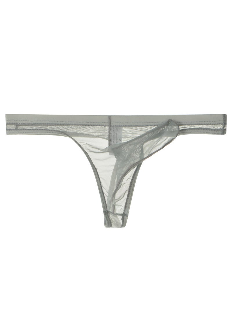 Generic - Mens Ultra-Thin Mesh Thong Breathable Elephant Trunk Underwear Sapphire Blue - Image 1